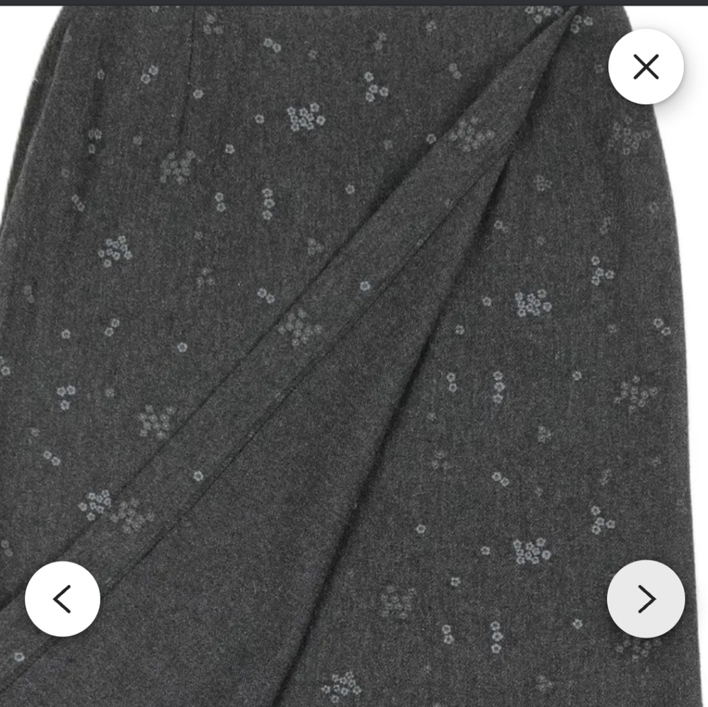 Vintage L' Amadei Petite Wool Skirt